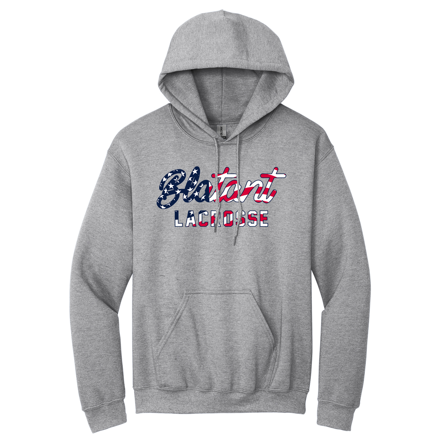 Blatant Lacrosse USA Script Hoodie