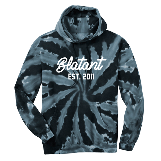 Blatant Lacrosse Black Tie Dye Hoodie
