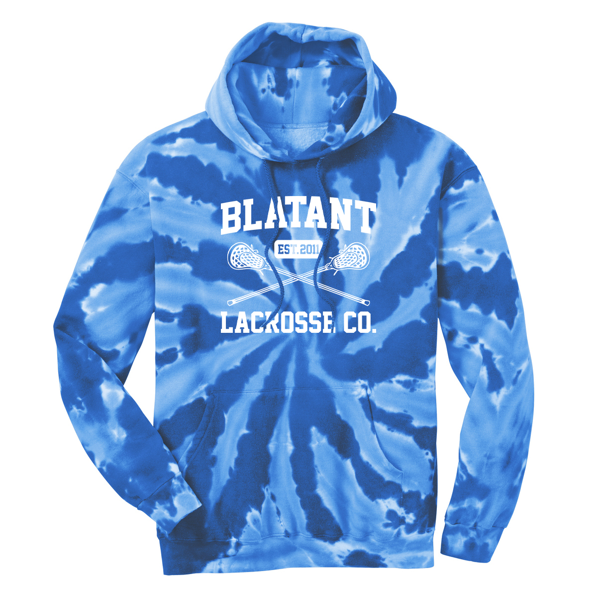 Blatant Lacrosse Neptune Tie Dye Hoodie