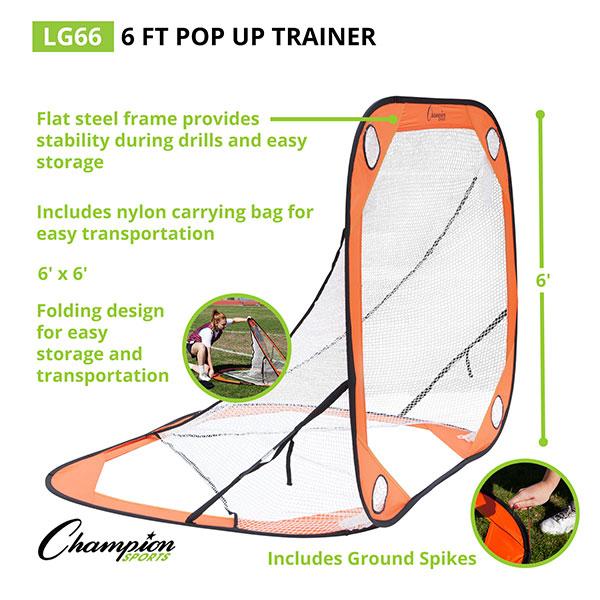 Pop-Up Lacrosse Target Trainer (6x6)