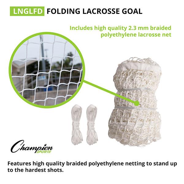 Folding Backyard Lacrosse Goal