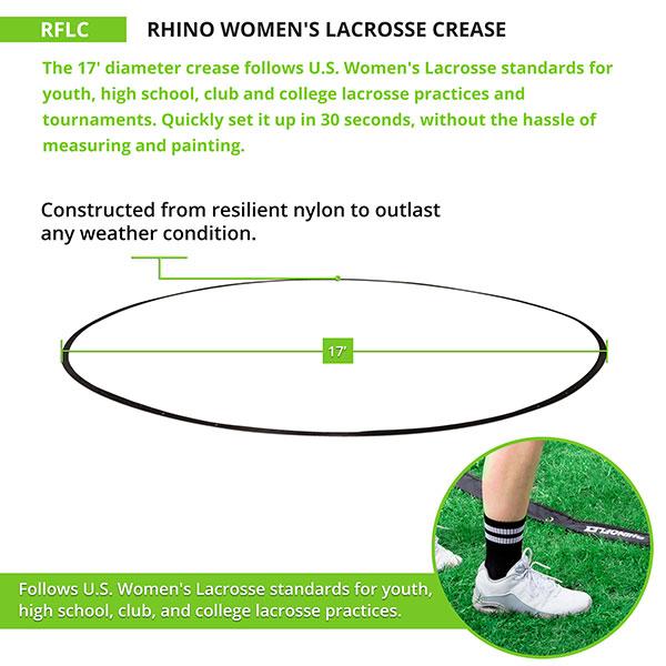 Womens Lacrosse Portable Crease