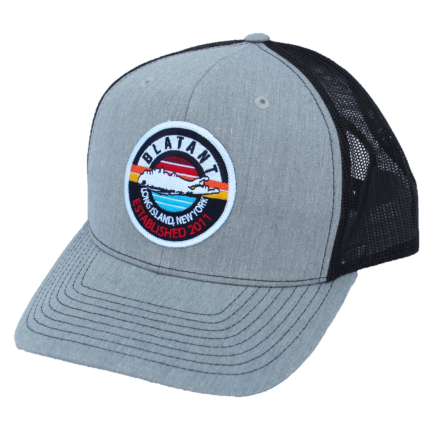 Blatant Lacrosse Sunset Trucker Hat