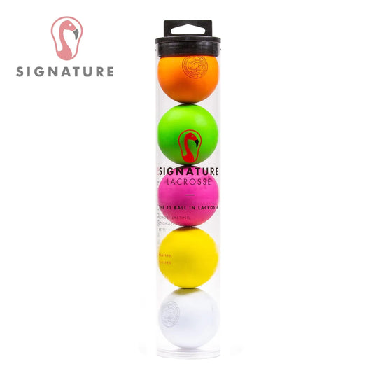 Signature Lacrosse Premium Lacrosse Balls - Tube of 5