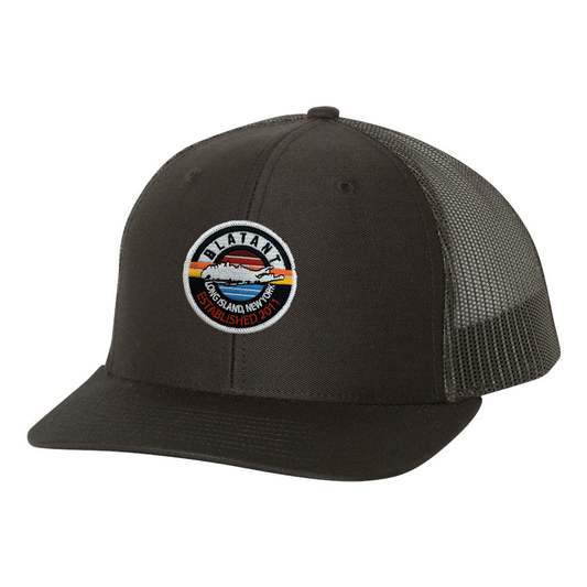 Blatant Lacrosse Sunset Trucker Hat