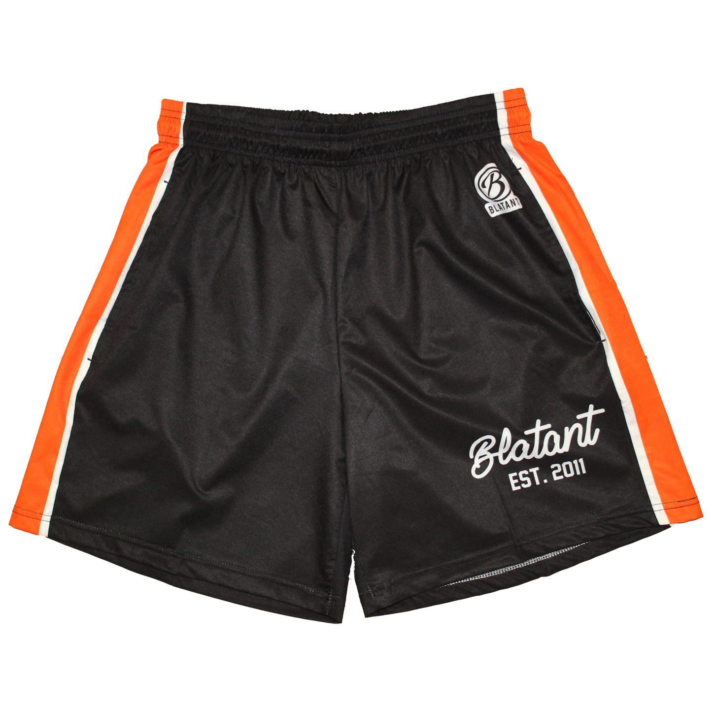 Blatant Lacrosse Move Shorts - Black/Orange