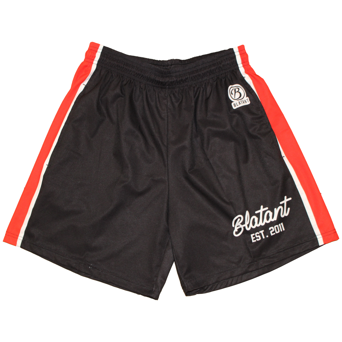 Blatant Lacrosse Move Shorts - Black/Red