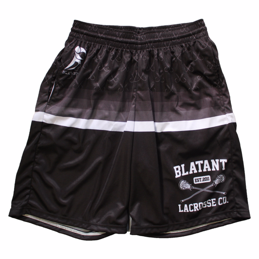 Blatant Lacrosse Black Hooks Shorts