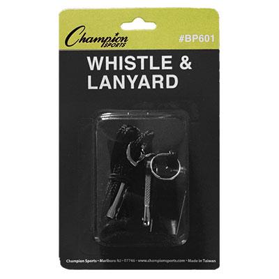 Whistle and Lanyard (12 Pack)