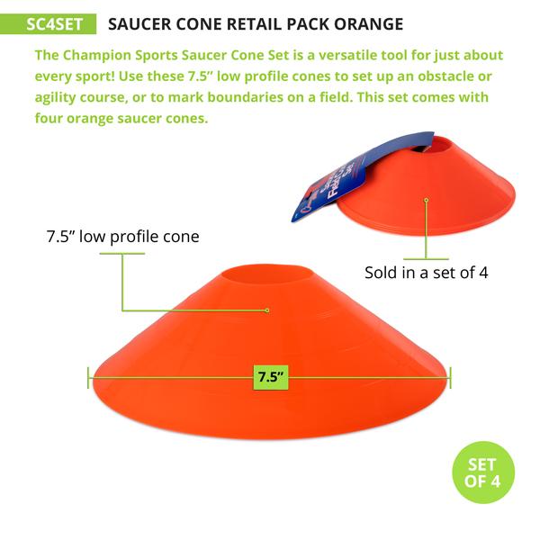 Saucer Field Cone Set of 4